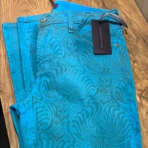 NWT NYDJ Boho Ikat Screenprinted Jeans Sz 8
